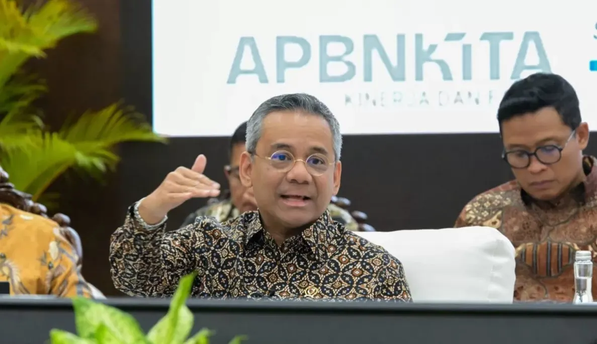 PAPARKAN KEBIJAKAN Menteri Keuangan (Menkeu) Suahasil Nazara hadir dalam konferensi pers APBN KiTa