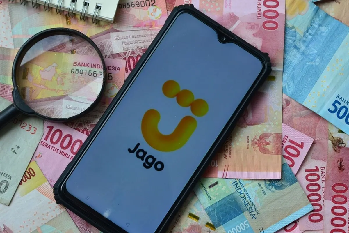 Ilustrasi aplikasi Bank Jago.
